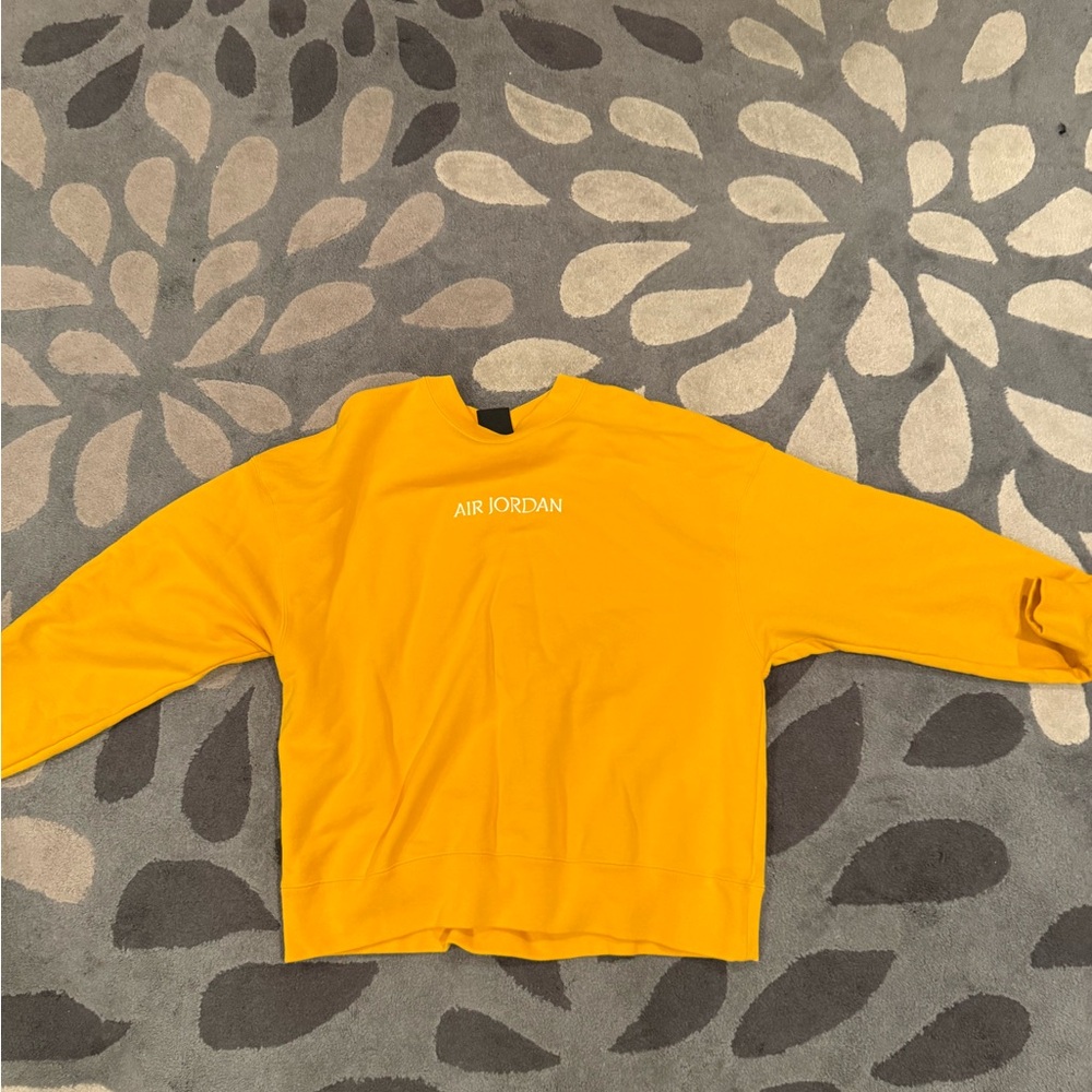 Jordan Yellow Crew Neck Sweater